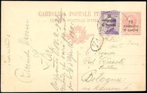 DALMAZIA INTERI POSTALI 1921 - 10 cent. di ... 