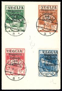 VEGLIA 1920 - Soprastampati in caratteri ... 