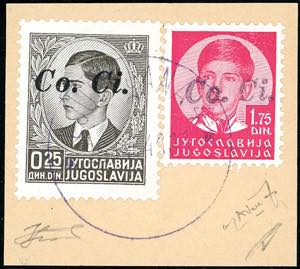 LUBIANA 1941 - 1,75 d. soprastampato a mano ... 