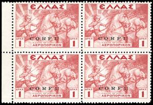 CORFU POSTA AEREA 1941 - 1 d. soprastampato ... 