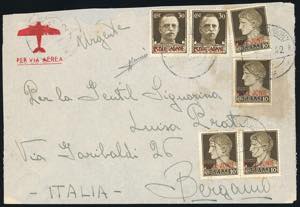 ISOLE JONIE 1942 - 10 cent, quattro ... 