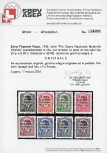 ZONA FIUMANO KUPA 1942 - Pro Opera ... 