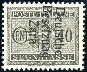 OCCUPAZIONE TEDESCA ZARA SEGNATASSE 1943 - ... 