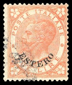 EMISSIONI GENERALI 1874 - 2 lire De La Rue, ... 