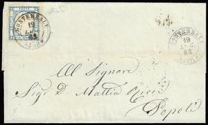 MONTEREALE, doppio cerchio punti 9 - 2 grana ... 