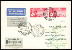 POSTA AEREA 1932 - 5 lire Soggetti Africani ... 