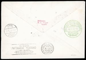 POSTA AEREA 1933 - Zeppelin, serie ... 