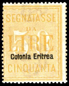 SEGNATASSE 1903 - 50 lire soprastampato ... 