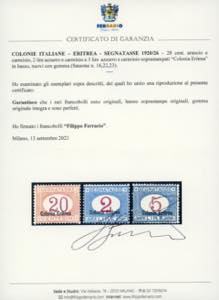 SEGNATASSE 1920/26 - Soprastampati ... 