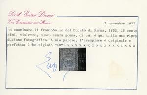 1852 - Prima emissione, serie ... 