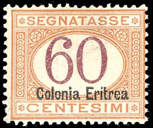 SEGNATASSE 1926 - 60 cent. arancio e bruno, ... 
