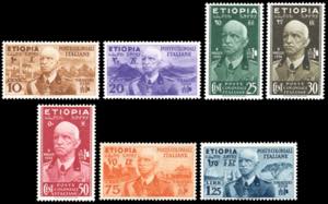 1936 - Vittorio Emanuele III, serie completa ... 