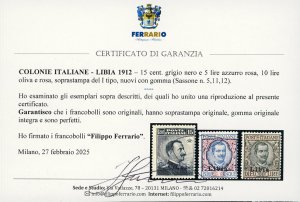 1912/21 - Ordinari soprastampati, ... 