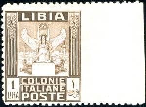 1926 - 1 lira Pittorica senza filigrana non ... 