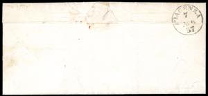 1857 - 25 cent. bruno rosso (8), ... 