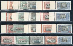 1924 - Manzoni, serietta di 5 valori, giro ... 