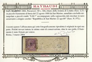 1866 - 60 cent. De La Rue, ... 