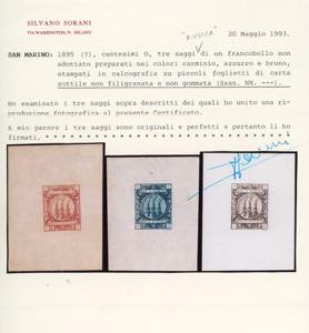 1865 - Saggi Reister non adottati, ... 