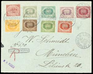 1898 - Raccomandata del 28/11/1898 per ... 