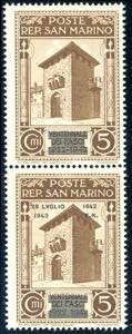 1943 - 5 cent. Caduta del ... 