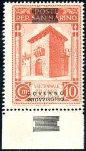 1943 - 10 cent. soprastampa ... 
