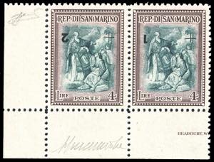 1947 - 1 + 4 lire e 2 + 4 lire Alberoniana ... 