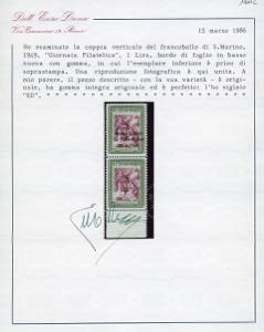 1949 - 1 lira Giornata Filatelica, ... 