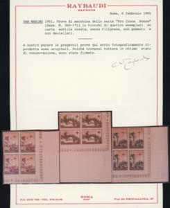 1951 - Croce Rossa, serie completa ... 