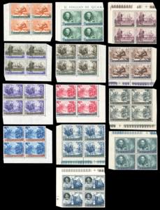 1952 - Colombo, serie completa (372/383+A), ... 