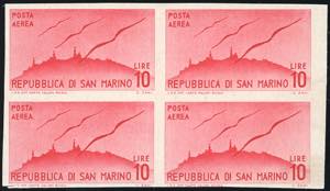 1946 - 10 lire Vedute, non dentellato (56b), ... 