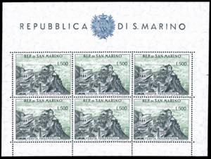 1958 - 500 lire Panorama, foglietto (18), ... 