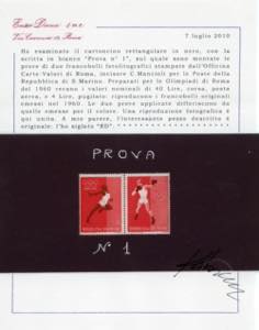 1960 - Giochi Olimpici di Roma, ... 