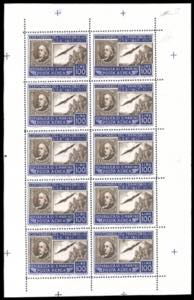 1947 - 100 lire Centenario francobollo ... 