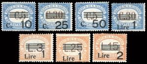 1936/39 - Soprastampati serie completa ... 