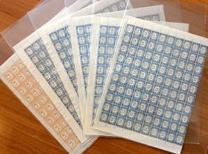 1939 - Serie completa (54/59), in fogli ... 