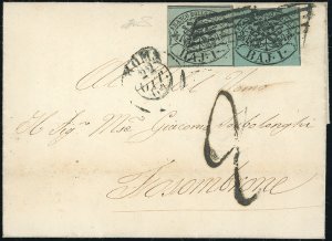 1864 - 1 baj verde grigiastro, 1 baj verde ... 