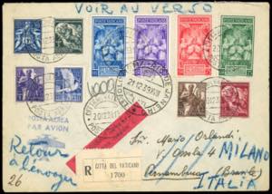 1939 - 25 cent., 75 cent., 80 cent., 1 lira, ... 