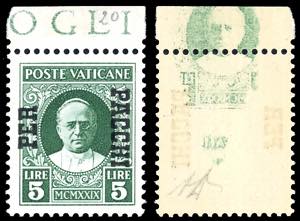 1931 - 5 lire soprastampato per pacchi ... 