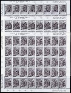 1969 - Natale, fogli completi di 40 ... 