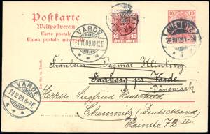 GERMANIA/DANIMARCA 1909 - Redirected with ... 