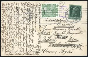 GERMANIA/AUSTRIA/BELGIO 1912 - Redirected ... 