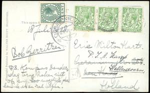 GRAN BRETAGNA/OLANDA 1928 - Redirected with ... 