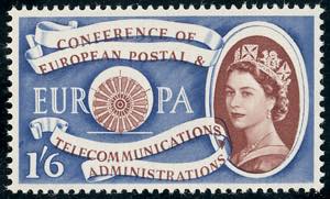 GRAN BRETAGNA 1960 - 1/6 s. Europa Cept ... 