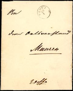 LIECHTENSTEIN - Lettera non affrancata da ... 