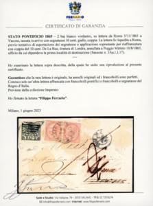 1865 - 2 baj bianco verdastro ... 