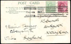INDIA/GRAN BRETAGNA 1908 - Redirected with ... 