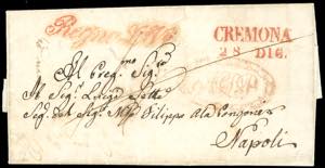 1841 - Lettera prefilatelica da Cremona ... 