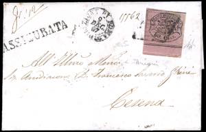 1867 - 80 cent. rosa lillaceo ... 