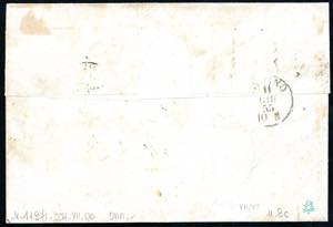 1855 - 20 cent. indaco (8c), ... 