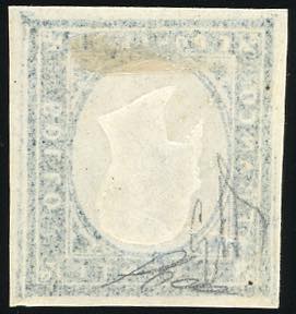 1860 - 20 cent. azzurro ... 